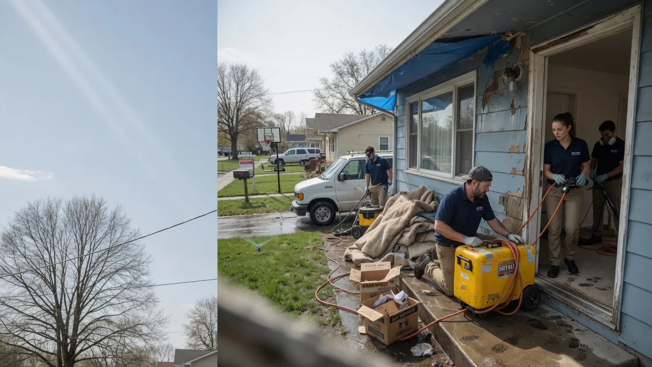 Basement Flood Cleanup in Nabb, IN near me